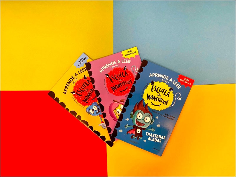 Aprender a leer en la Escuela de Monstruos - Pack con los libros 4, 5 y 6: En letra MAYÚSCULA (libros para niños a partir de 5 años) (Tapa blanda) 6