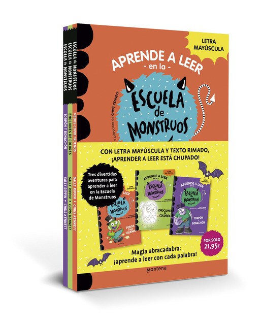 Imagen 0 de Aprender a leer en la Escuela de Monstruos - Pack con los libros 7, 8 y 9: En letra MAYÚSCULA (libros para niños a partir de 5 años)  (Tapa blanda)