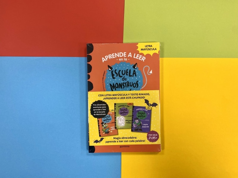 Aprender a leer en la Escuela de Monstruos - Pack con los libros 7, 8 y 9: En letra MAYÚSCULA (libros para niños a partir de 5 años) (Tapa blanda) 4