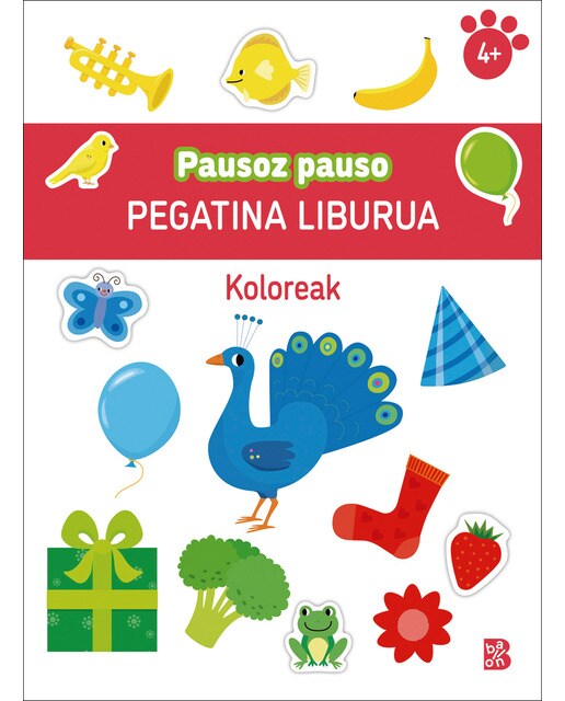 PAUSOZ PAUSO - PEGATINA LIBURUA - KOLOREAK (Capa mole) 1