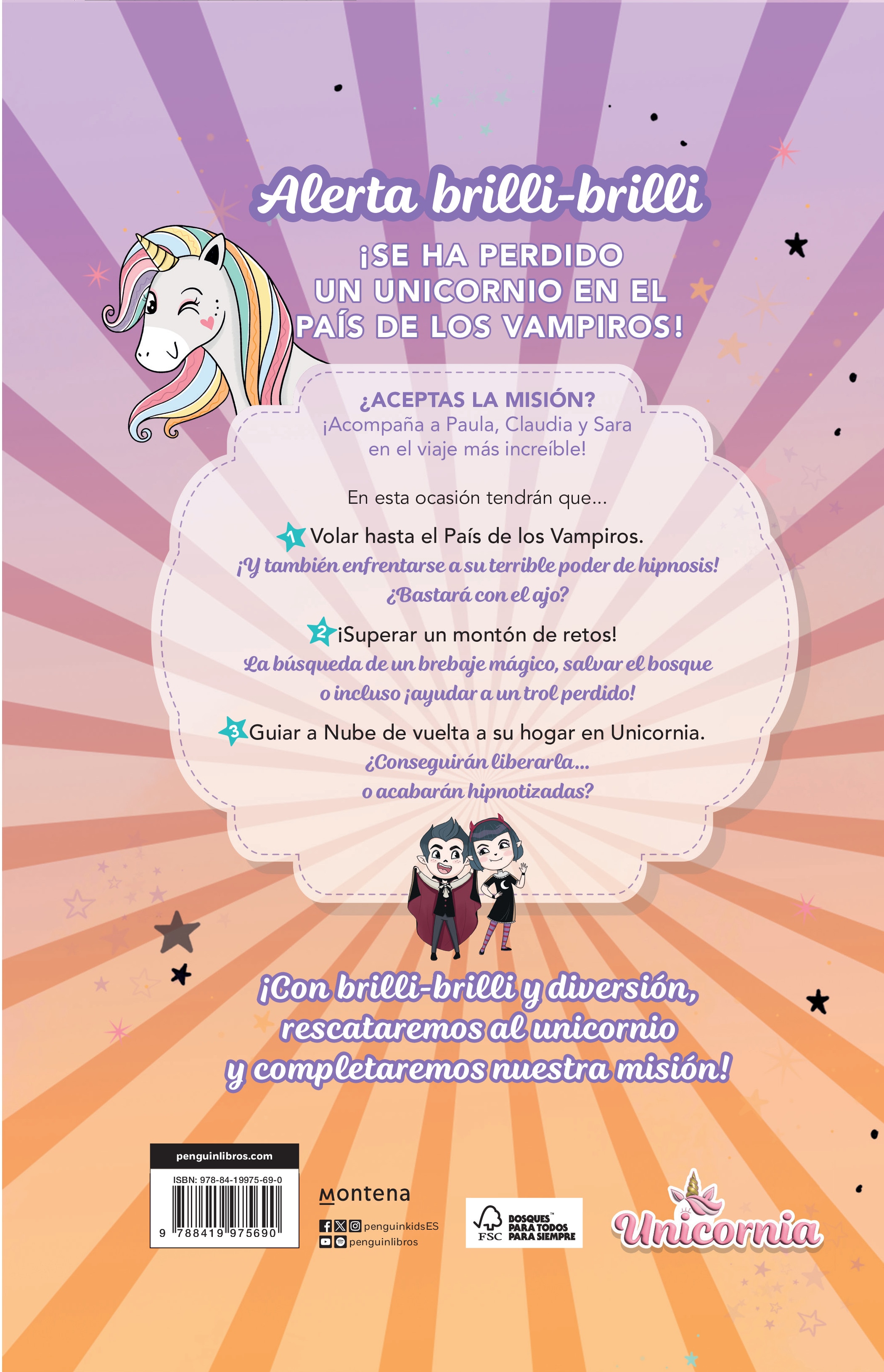 Rescatadoras de Unicornios 5: Viaje al país de los vampiros (Tapa dura) 2