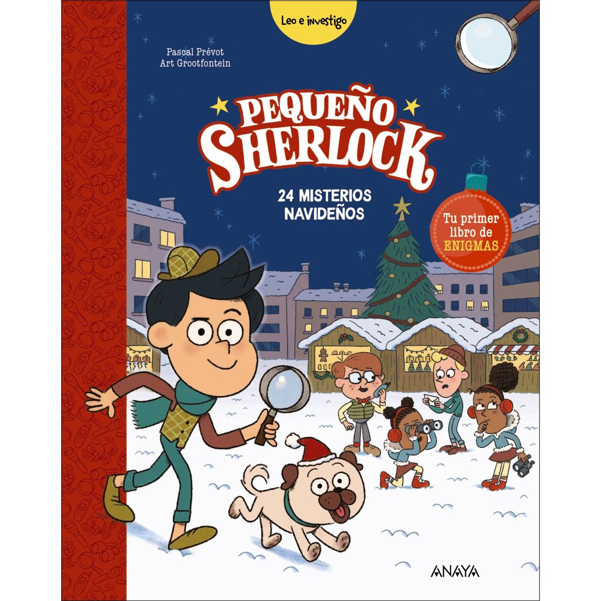 Imagen 0 de Pequeño Sherlock: 24 misterios navideños: Tu primer libro de enigmas