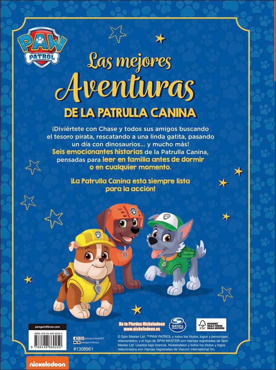 Paw Patrol | Patrulla Canina. Recopilatorio de cuentos - Las mejores aventuras de la Patrulla Canina. Cuentos para compartir y disfrutar  (Tapa dura) 3