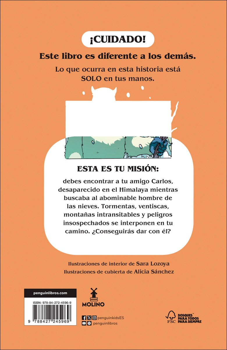 Elige tu propia aventura - El abominable hombre de las nieves  (Tapa blanda) 2
