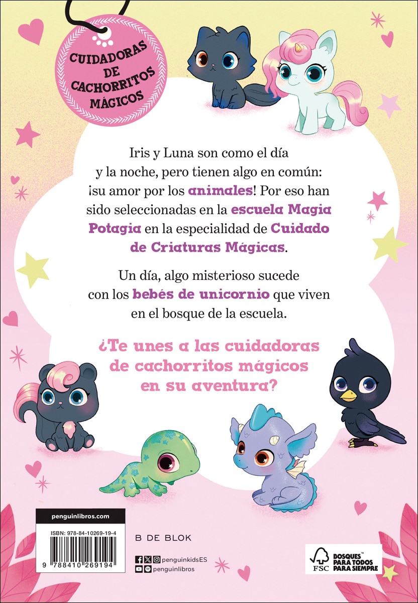 Imagen 2 de Iris y Luna: cuidadoras de cachorritos mágicos 1 - ¡Un cole lleno de magia!  (Tapa blanda)