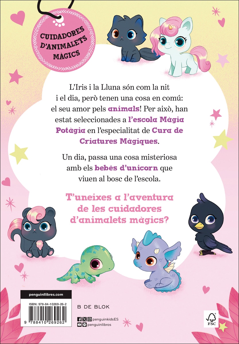 Imagen 2 de Iris i Lluna: cuidadores d'animalets màgics 1 - Una escola plena de màgia!  (Tapa blanda)
