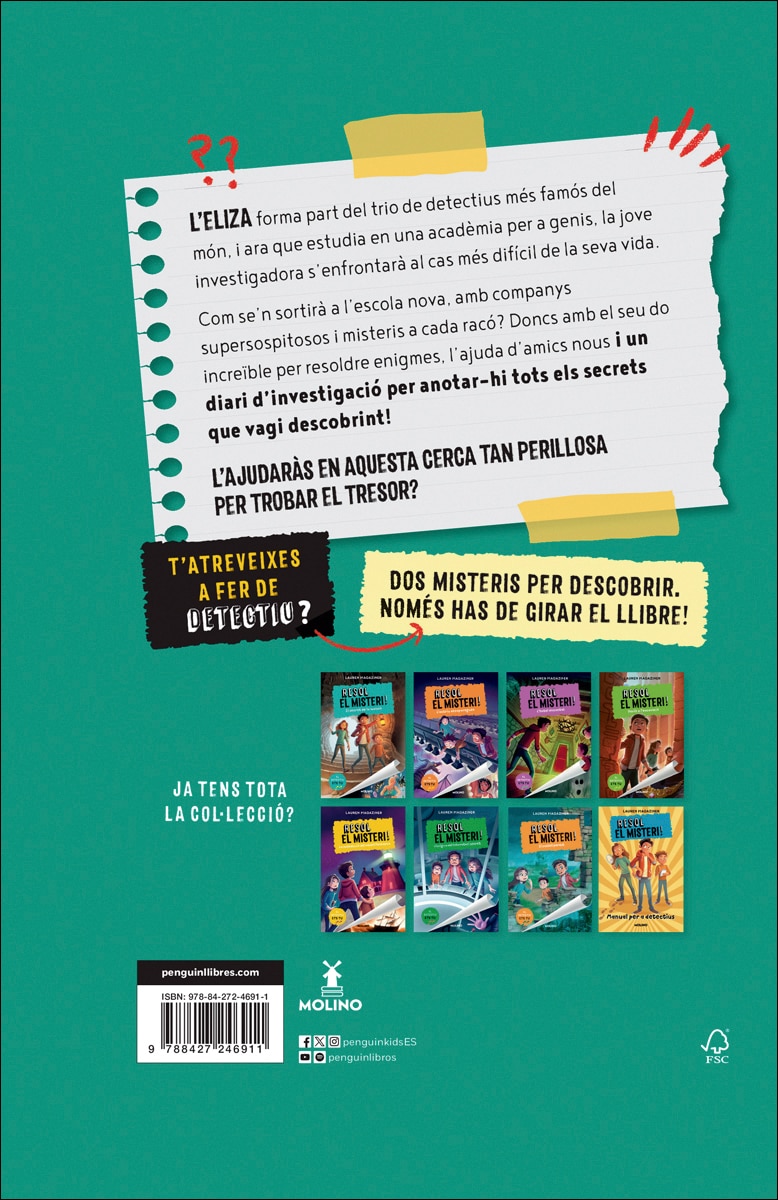 Imagen 3 de Resol el misteri! El diari de l'Eliza 1 - El misteri de l'acadèmia  (Tapa dura)
