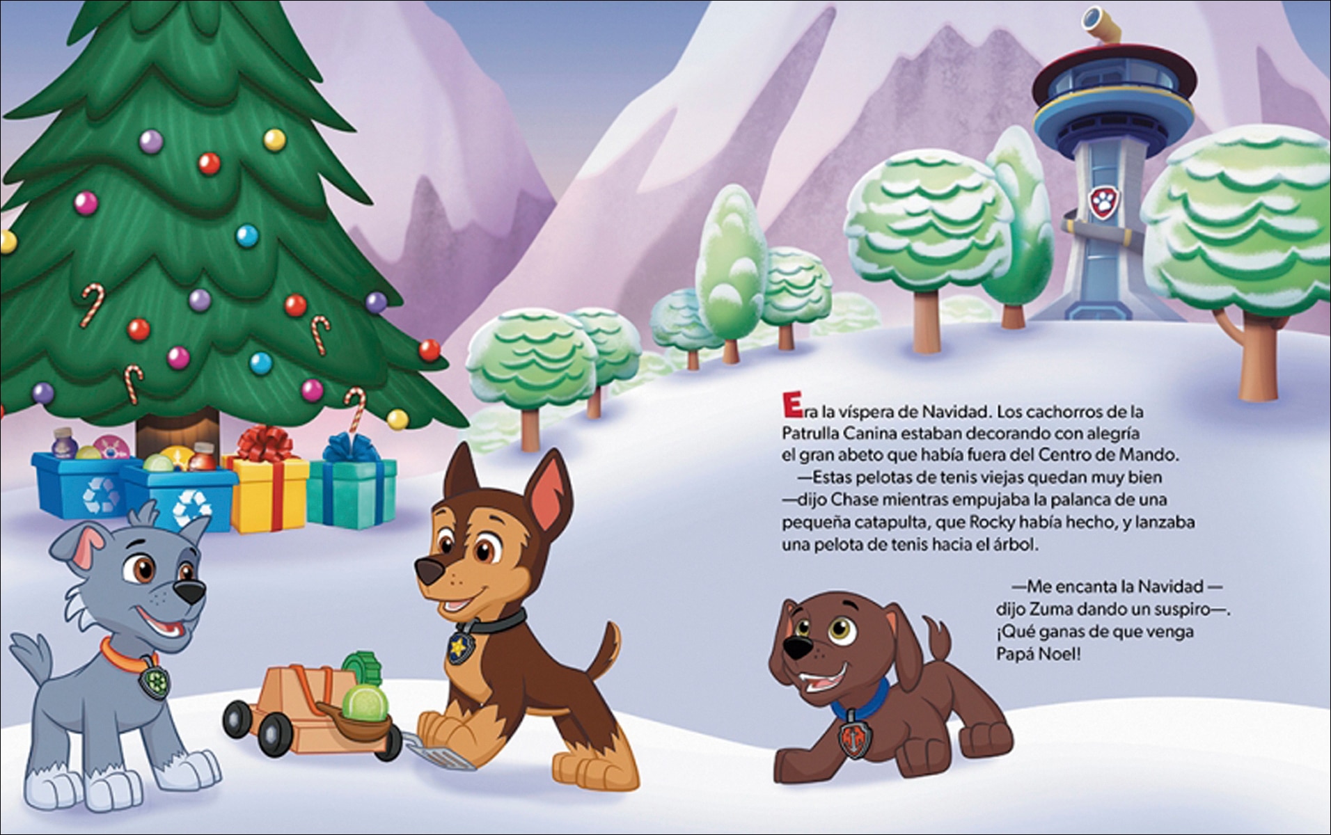 PAW PATROL | PATRULLA CANINA. UN CUENTO - LA PATRULLA SALVA LA NAVIDAD Tapa dura 4