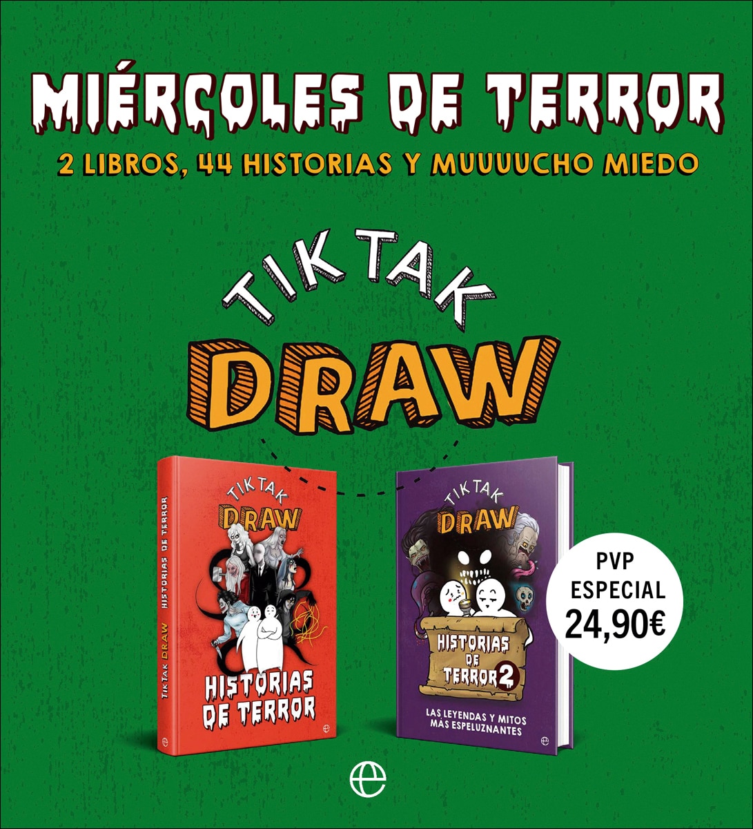 Miércoles de terror: 2 libros, 44 historias y muuucho miedo