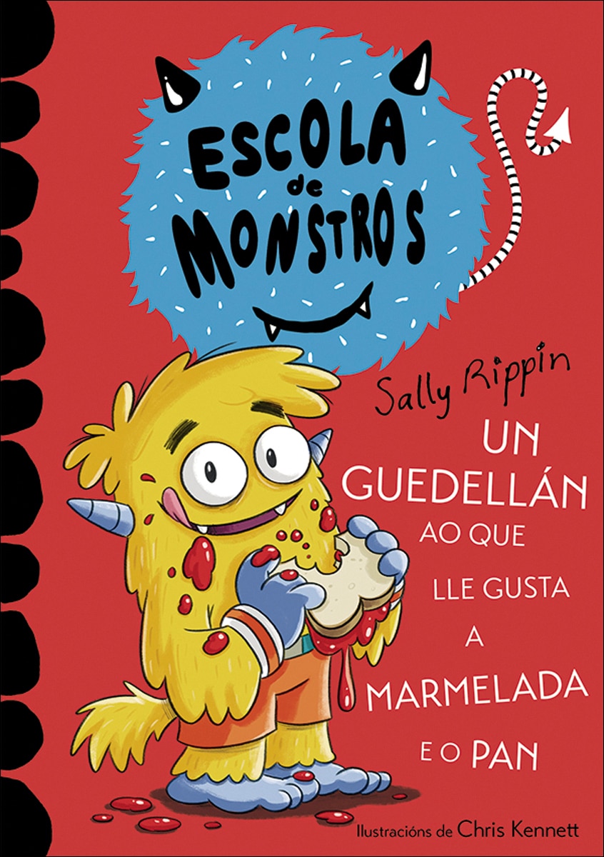 Aprende a ler na Escola de Monstros 2 - Un guedellán ao que lle gusta a marmelada e o pan: Libros para nenos e nenas a partir de 5 ano