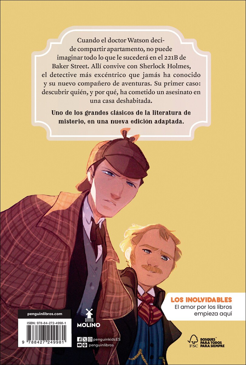 Sherlock Holmes 1 - Estudio en escarlata  (Tapa blanda) 2
