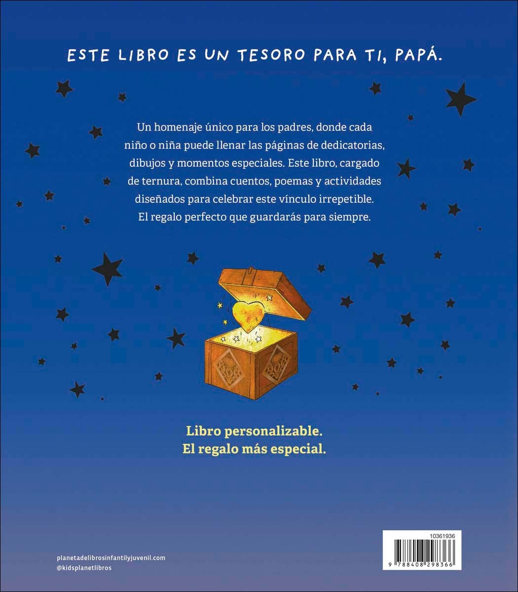 ¡Te quiero, papá!: Libro personalizable 2
