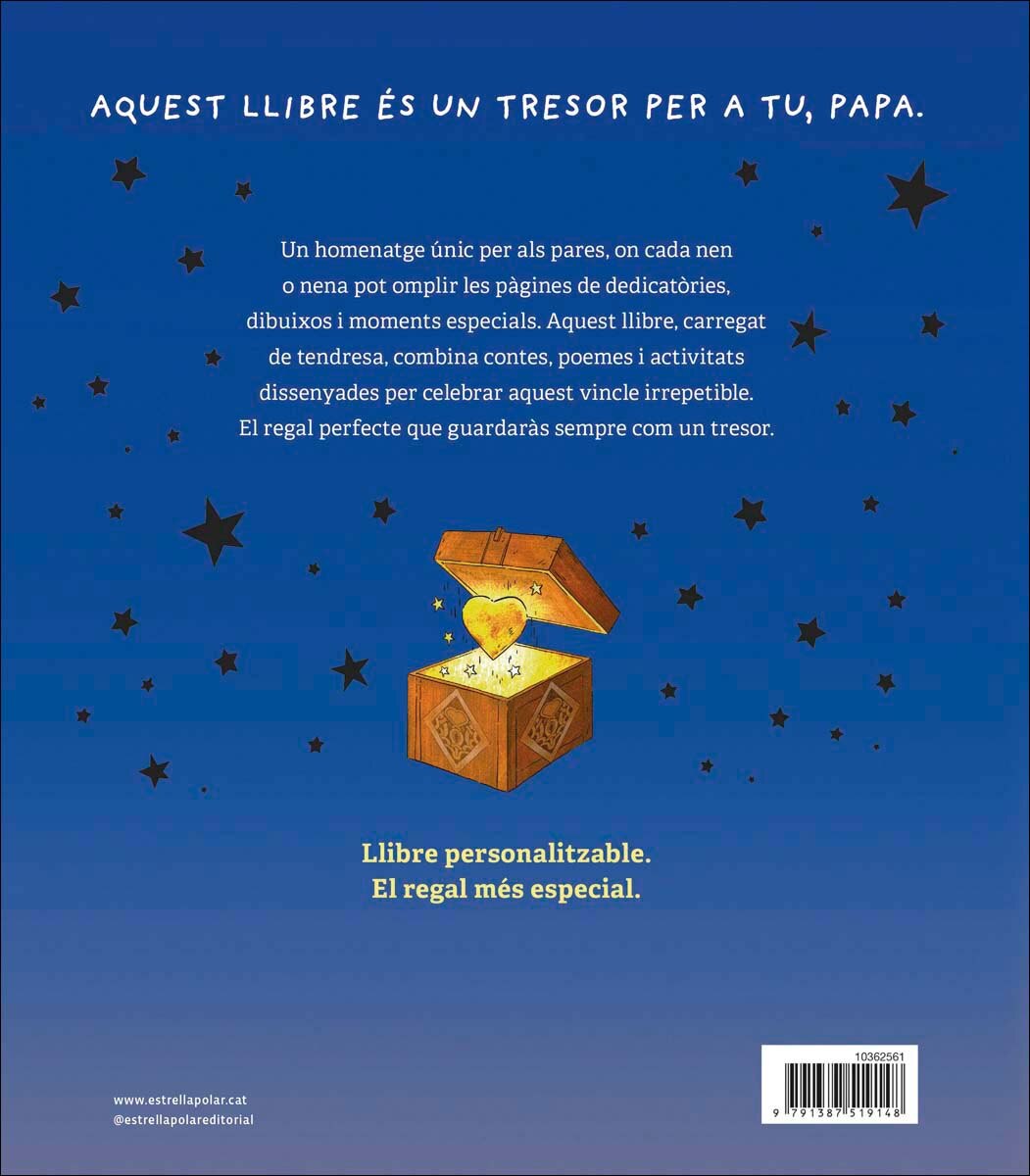 T'estimo, papa: Llibre personalitzable 2