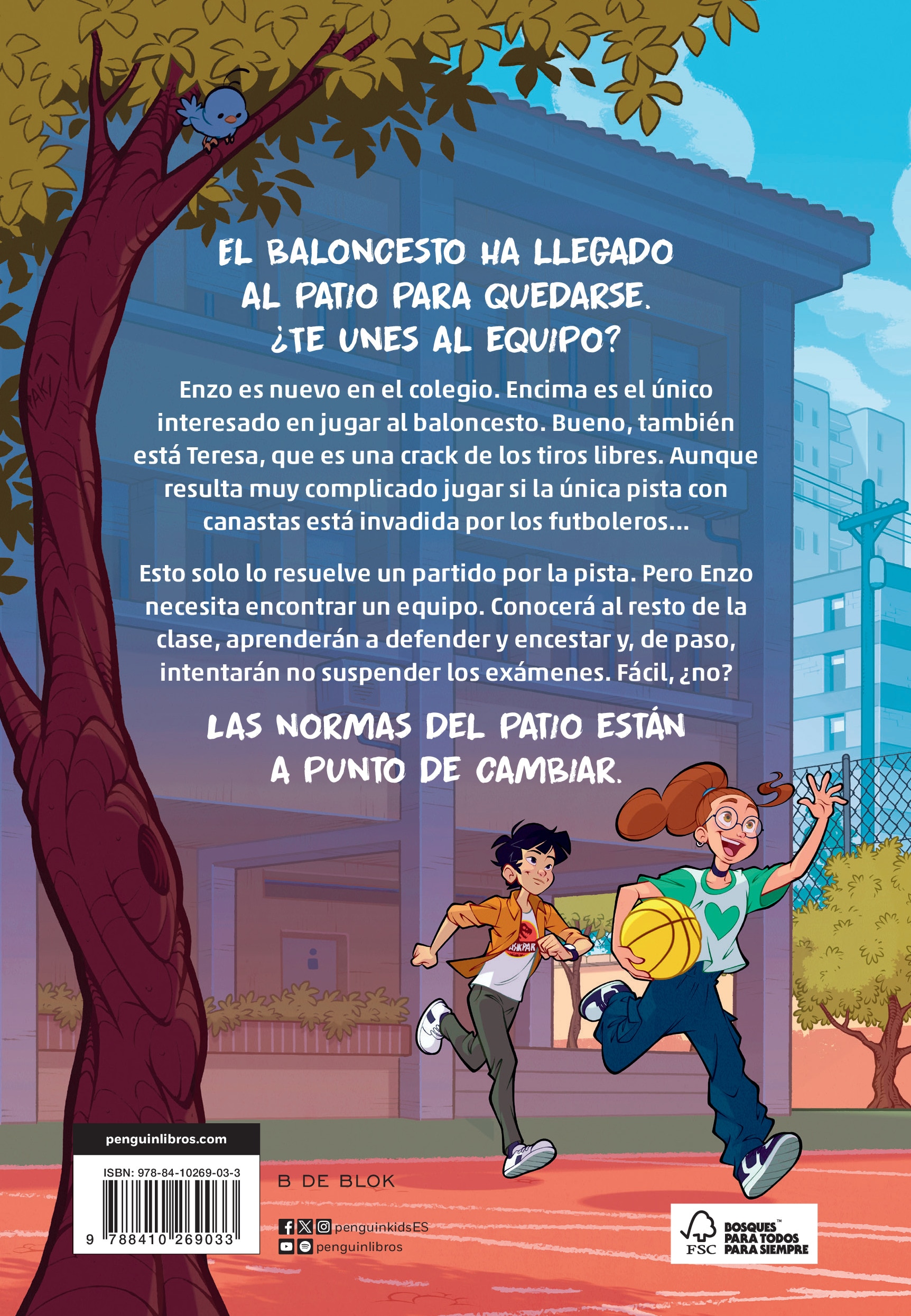 Enzo Brown: loco por el basket 1 - Un jugón nuevo en el patio (Tapa dura) 2