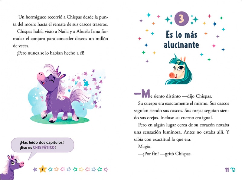 Chispas el unicornio 1 - El día mágico  (Tapa blanda) 4