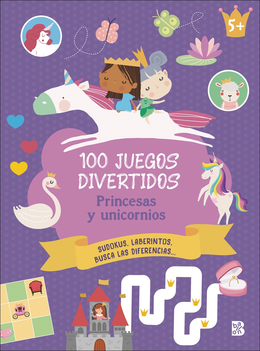 Imagem 0 de 100 JUEGOS DIVERTIDOS- PRINCESAS Y UNICORNIOS (Capa mole)