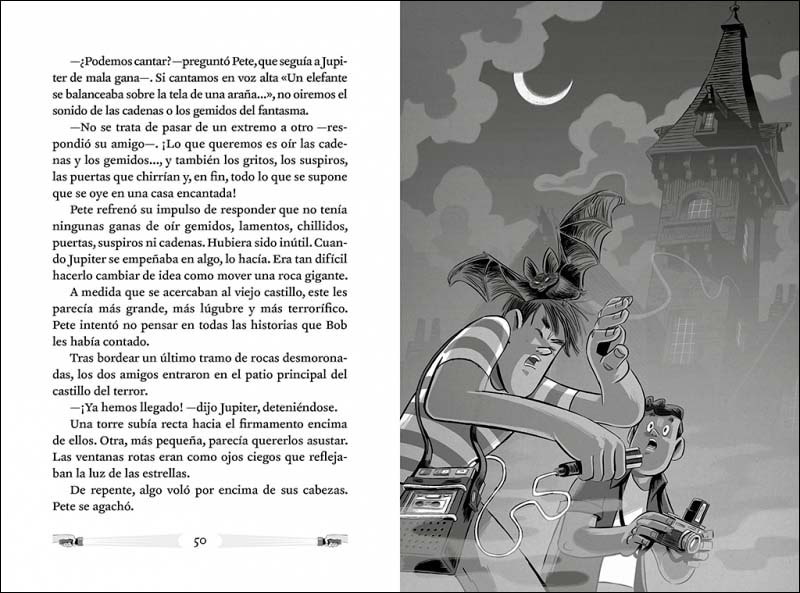 Misterio en el castillo del terror (Los tres investigadores 1) (Capa mole) 6