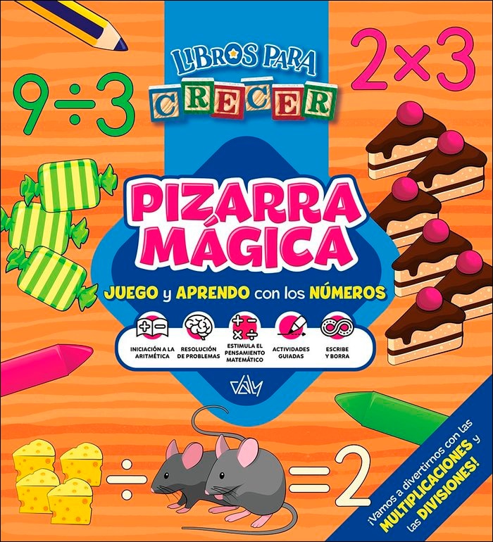 Pizarra Mágica - Juego y Aprendo con los Números: Multiplicaciones y Divisiones (Capa dura) 1