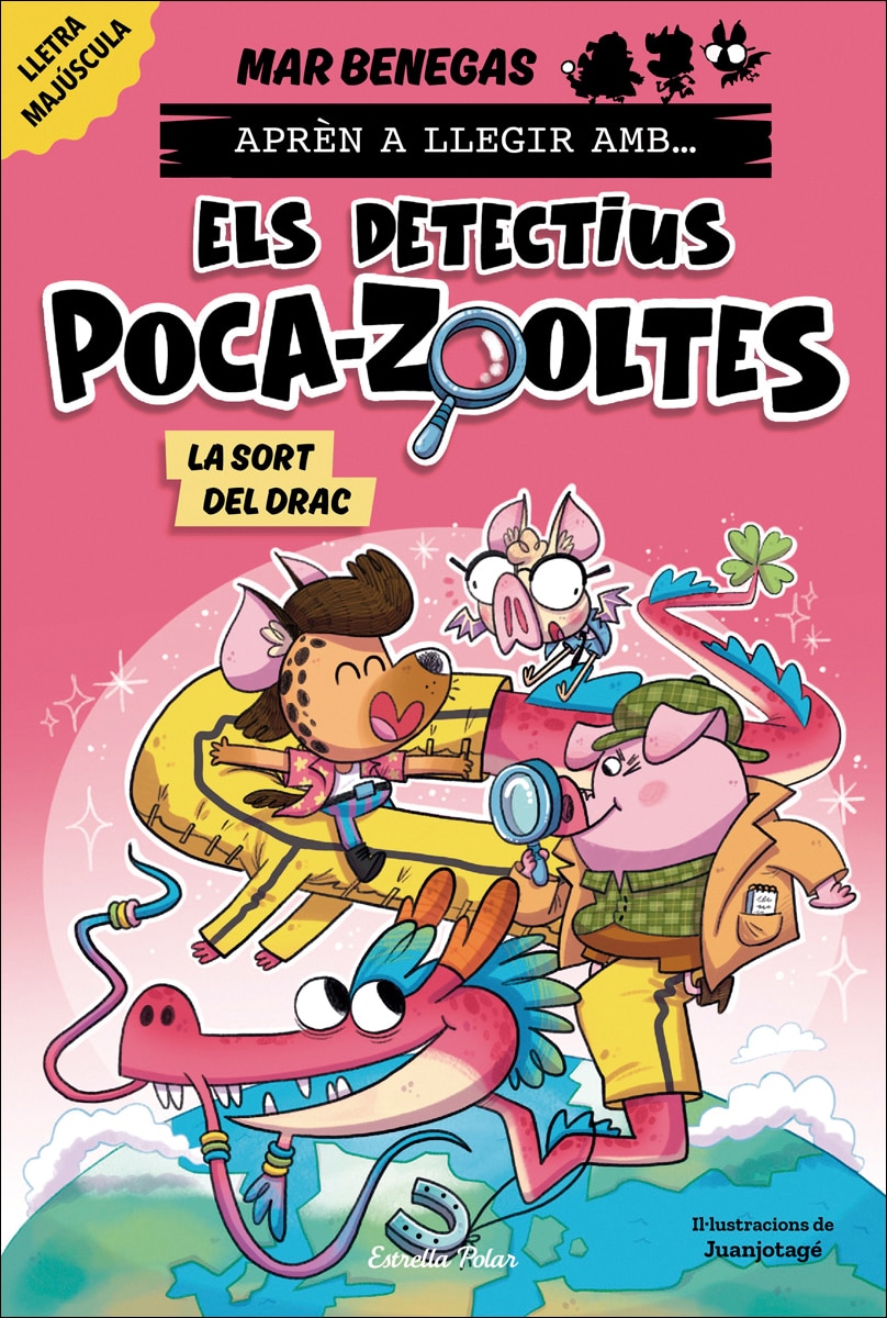 Aprén a llegir amb Els detectius Poca-zooltes 6. La sort del drac: En lletra MAJÚSCULA per aprendre a llegir llibres per a nens (Capa mole com abas) 1