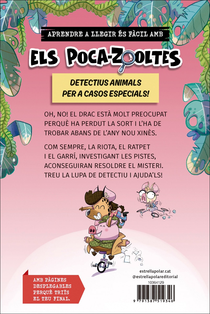 Aprén a llegir amb Els detectius Poca-zooltes 6. La sort del drac: En lletra MAJÚSCULA per aprendre a llegir llibres per a nens (Capa mole com abas) 2