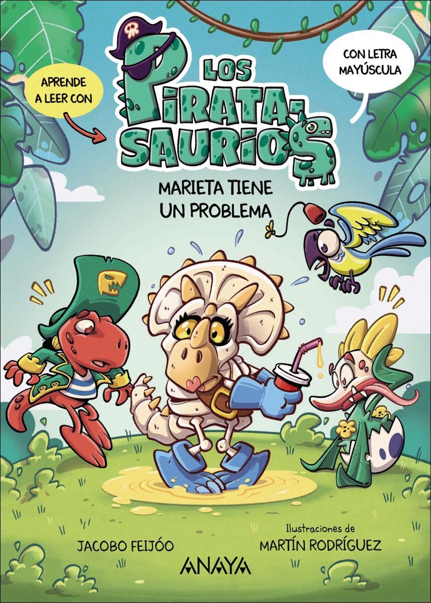 Imagem 0 de Marieta tiene un problema: Aprende a leer con los piratasaurios en letra mayúscula en su segunda aventura
