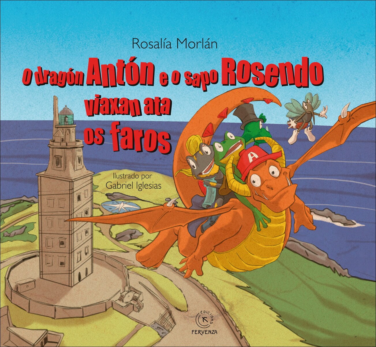 O dragón Antón e o sapo Rosendo viaxan ata os faros (Capa dura) 1