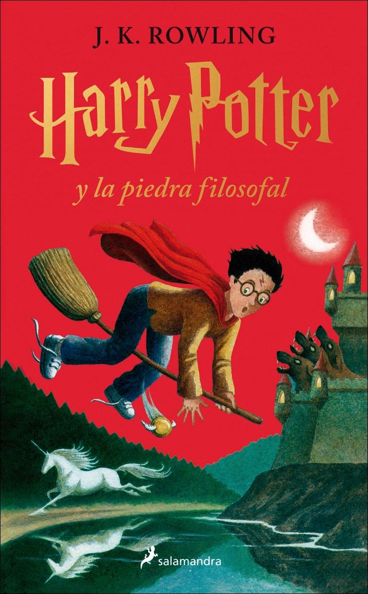 Imagem 0 de Harry Potter y la piedra filosofal (edición especial con cantos pintados) Harry Potter [edición con la portada ilustrada por Dolores Ave (Capa dura)