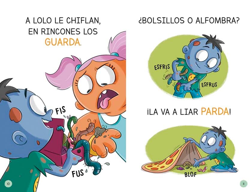 Aprender a leer en la Escuela de Monstruos 19 - Aperitivos explosivos: En letra MAYÚSCULA (libros para niños a partir de 5 años) (Capa mole) 3