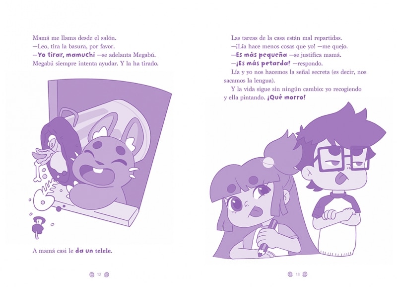 Las aventuras de Megabú 2 - Una clase con monstruo: ¡Con portadas holográficas! (Capa mole) 3