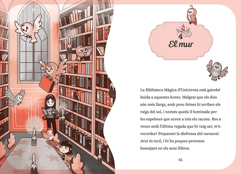 Unicòrnia 13 - Una biblioteca secreta: Primeres lectures en català (Capa mole) 3