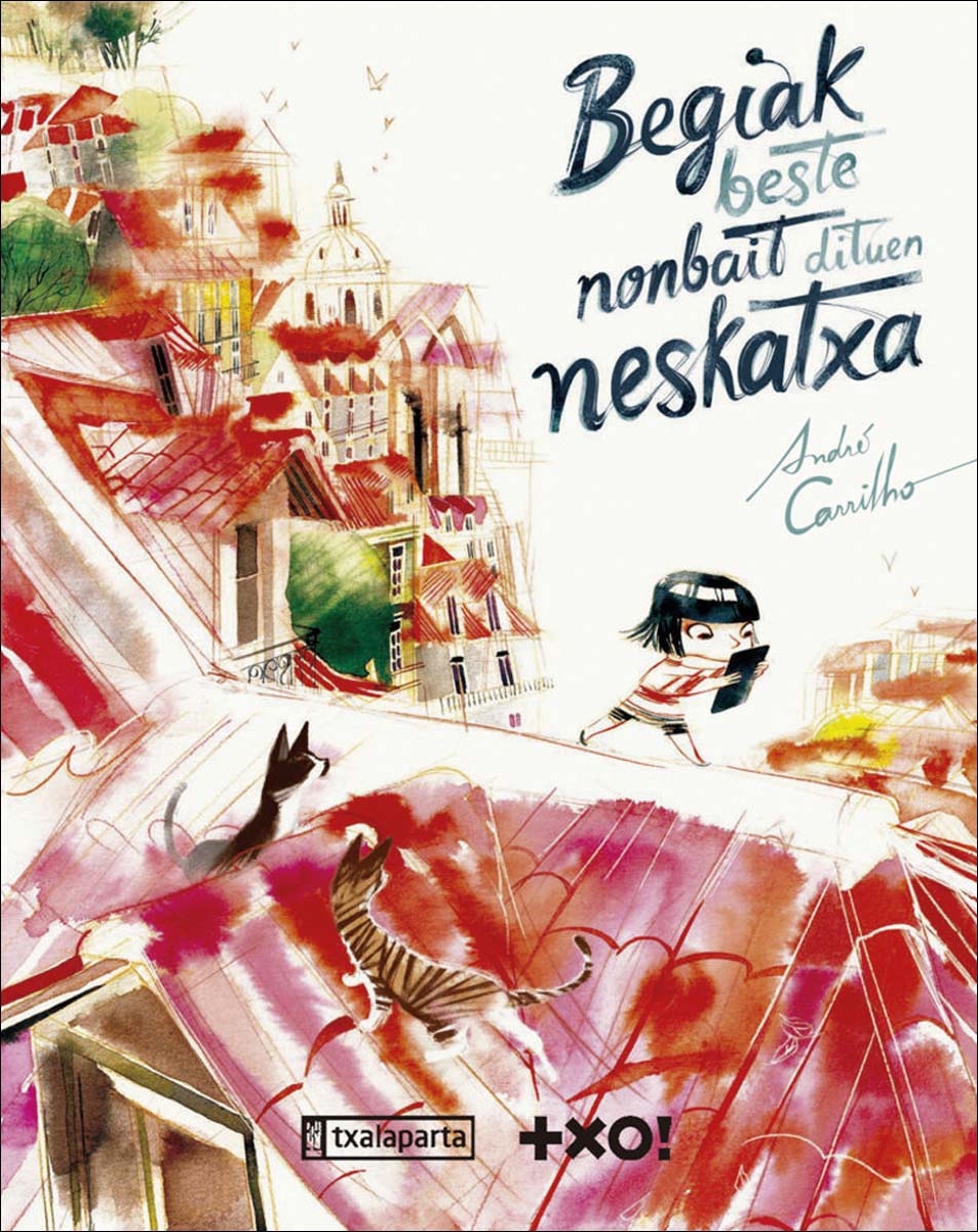Begiak beste nonbait dituen neskatxa (Capa mole com abas) 1
