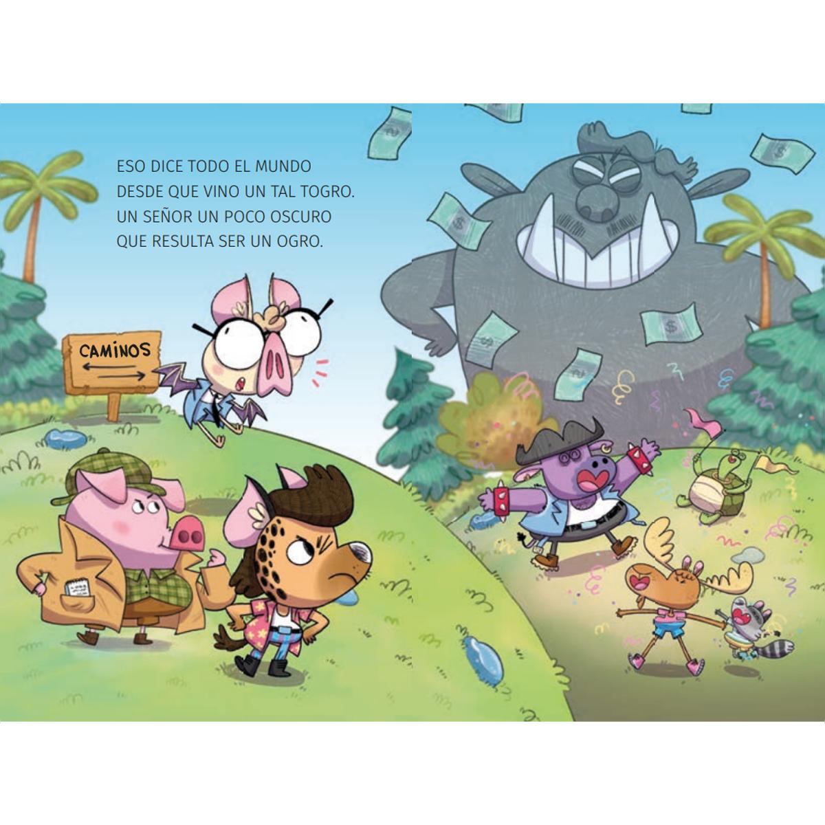 Aprende a leer con... Los Detectives Zoopencos 7. El ogro Togro: En letra MAYÚSCULA para aprender a leer libros para niños a pa (Capa mole com abas) 5