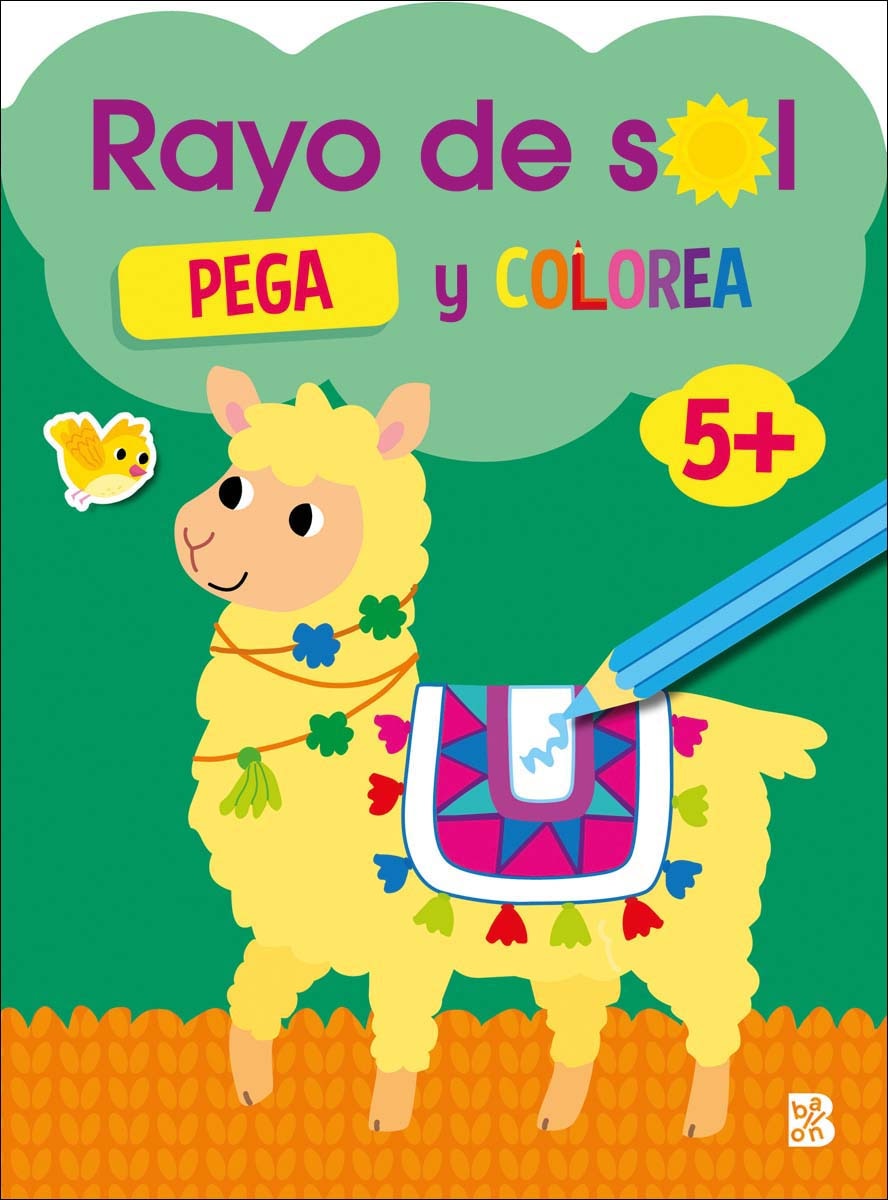 RAYO DE SOL +5 PEGA Y COLOREA (Capa mole) 1