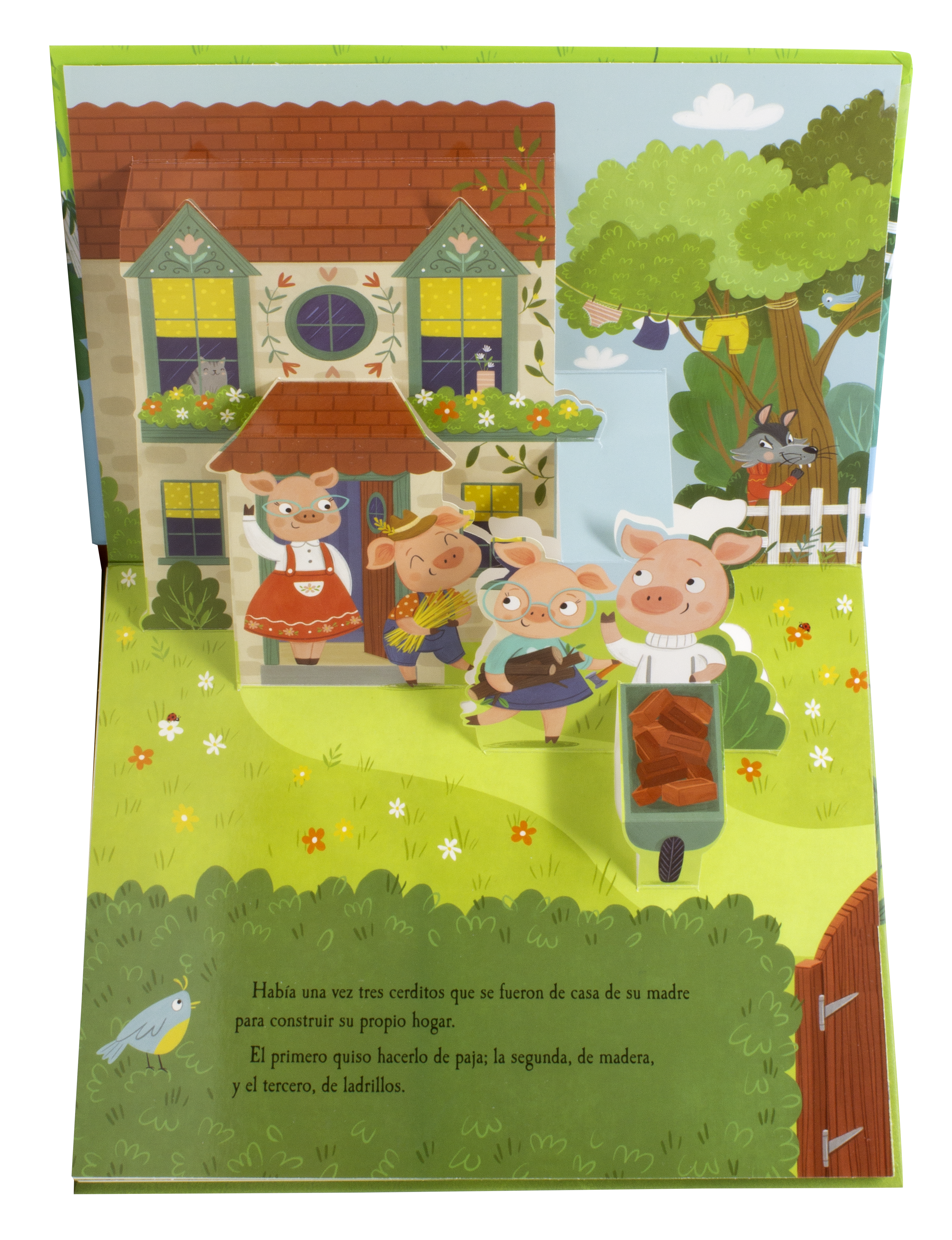 Los tres cerditos. Cuento pop-up 2