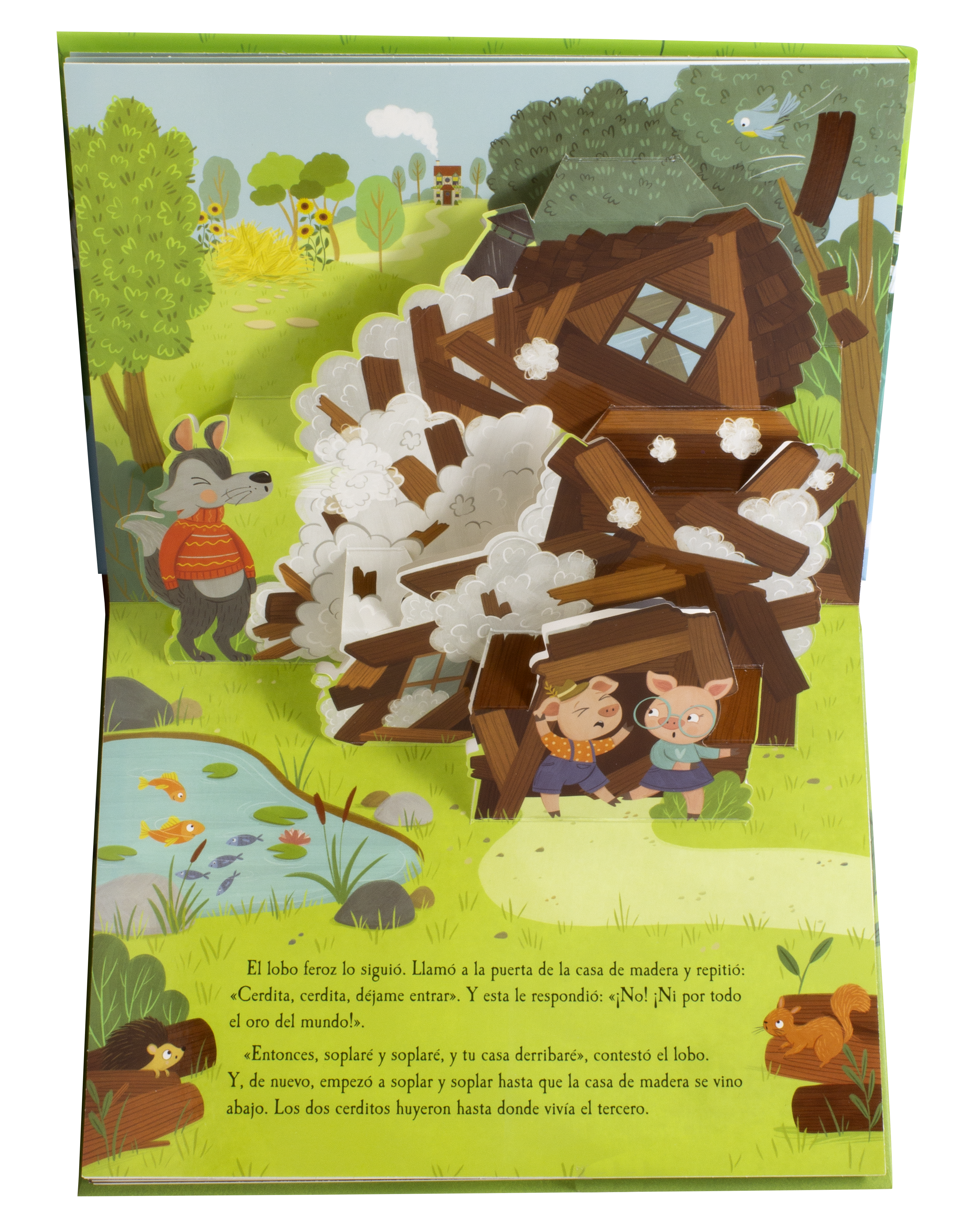 Los tres cerditos. Cuento pop-up 3