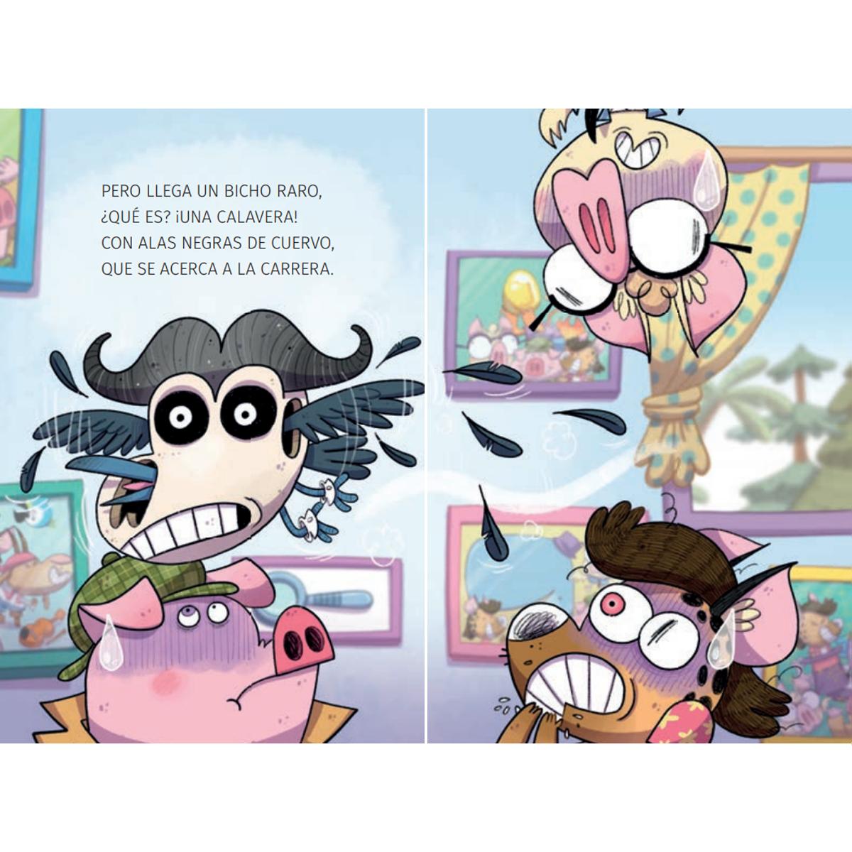 Aprende a leer con... Los Detectives Zoopencos 8. La Calavera Sandunguera: En letra MAYÚSCULA para aprender a leer libros para  (Capa mole com abas) 3