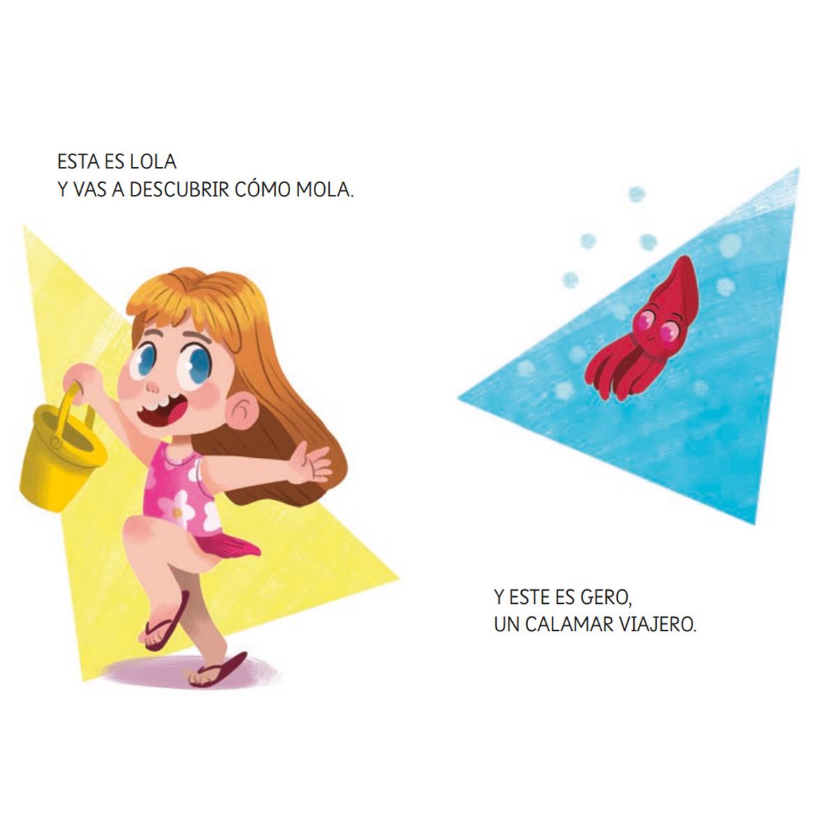 Aprende a leer con Las Fantasticotas 13. Lola juega con las olas (Capa mole) 2