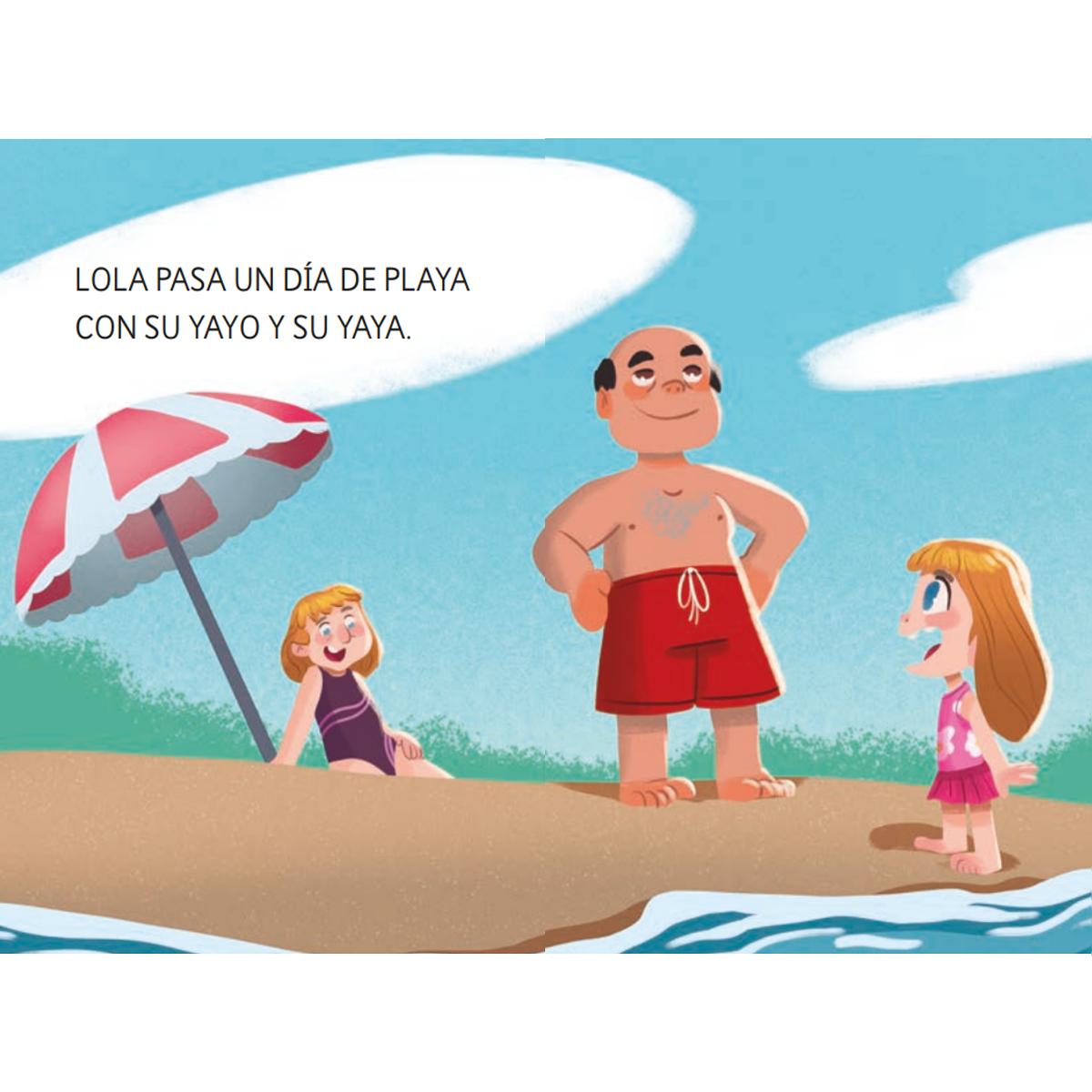 Aprende a leer con Las Fantasticotas 13. Lola juega con las olas (Capa mole) 3