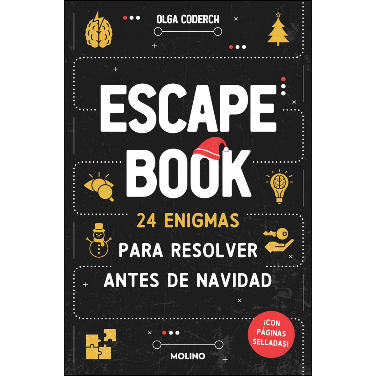 Imagem 0 de Escape Book: 24 enigmas para resolver antes de Navidad: ¡tu calendario de adviento con páginas selladas! (Capa mole)
