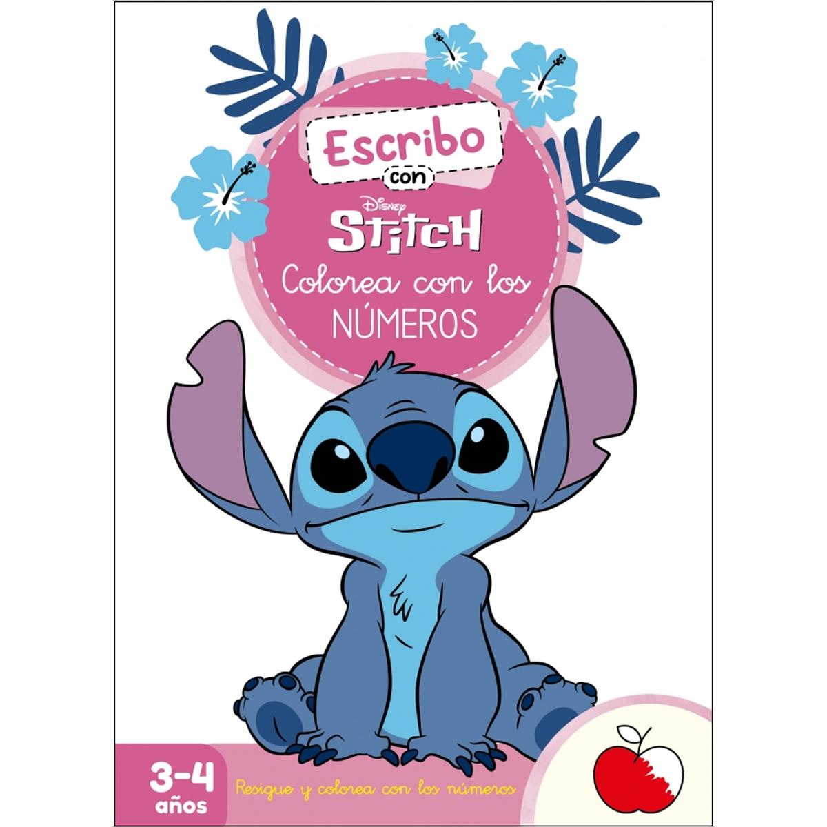 Escribo con Stitch. Colorea con los números (Disney. Primeros aprendizajes): Con números y figuras para reseguir (Capa mole) 1