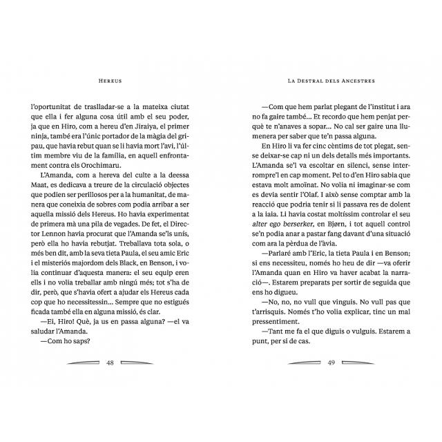 La destral dels ancestres (Hereus,1) (de l'Univers Amanda Black) (Tapa dura) 5