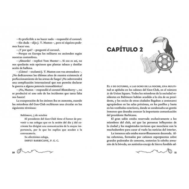 Julio Verne - Viaje a la Luna (edición actualizada, ilustrada y adaptada) (Capa mole) 3