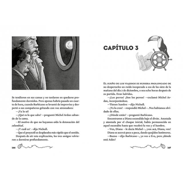 Julio Verne - Viaje a la Luna (edición actualizada, ilustrada y adaptada) (Capa mole) 5