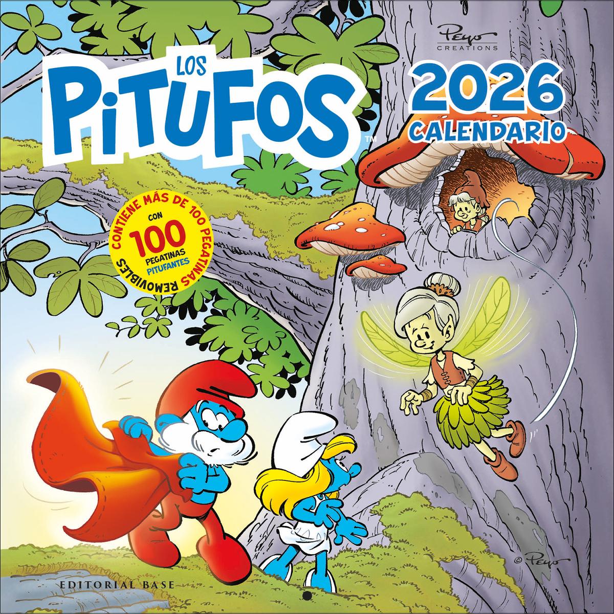 Calendario Los Pitufos 2026 1