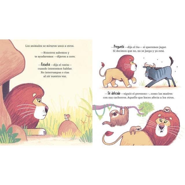 Bruno, el león de buen corazón: Genial para aprender a respetar a los demás (Capa dura) 5