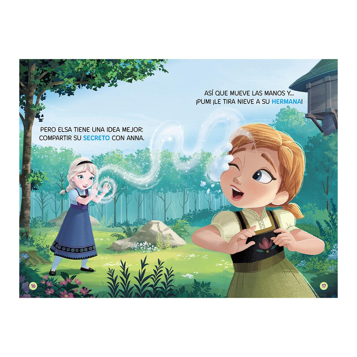 Disney. Aprende a leer con letra MAYÚSCULA 1 - Elsa y la magia de ser hermanas: Una historia de Frozen (Capa mole) 2