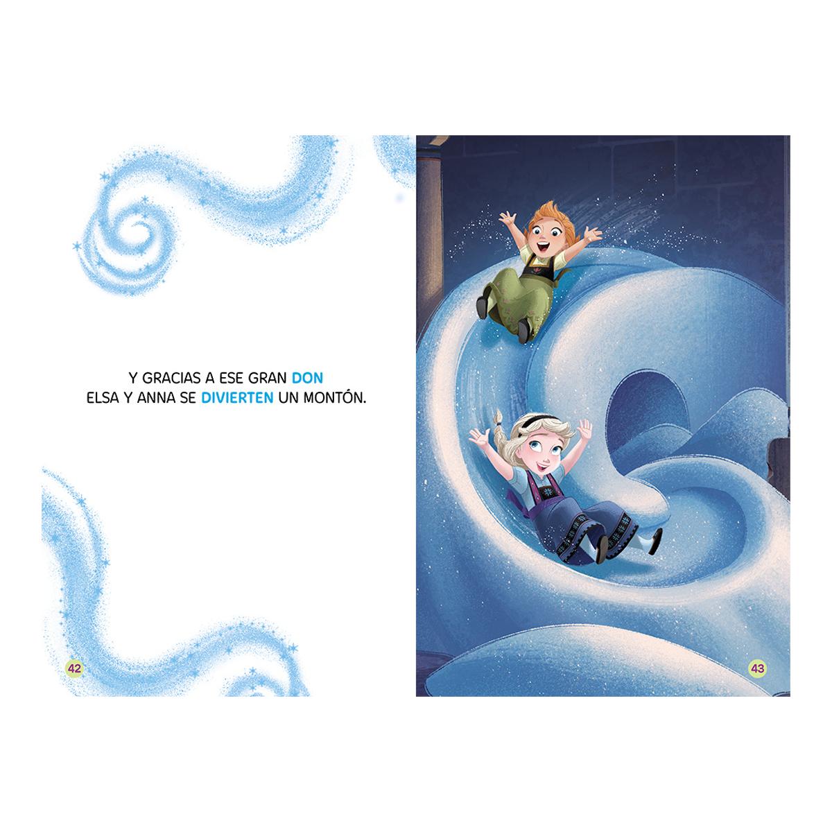 Disney. Aprende a leer con letra MAYÚSCULA 1 - Elsa y la magia de ser hermanas: Una historia de Frozen (Capa mole) 3
