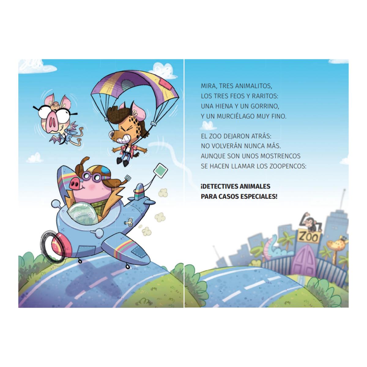 Aprende a leer con... Los Detectives Zoopencos 10. Pita la dinosauria: En letra MAYÚSCULA para aprender a leer libros para niño (Capa mole com abas) 3