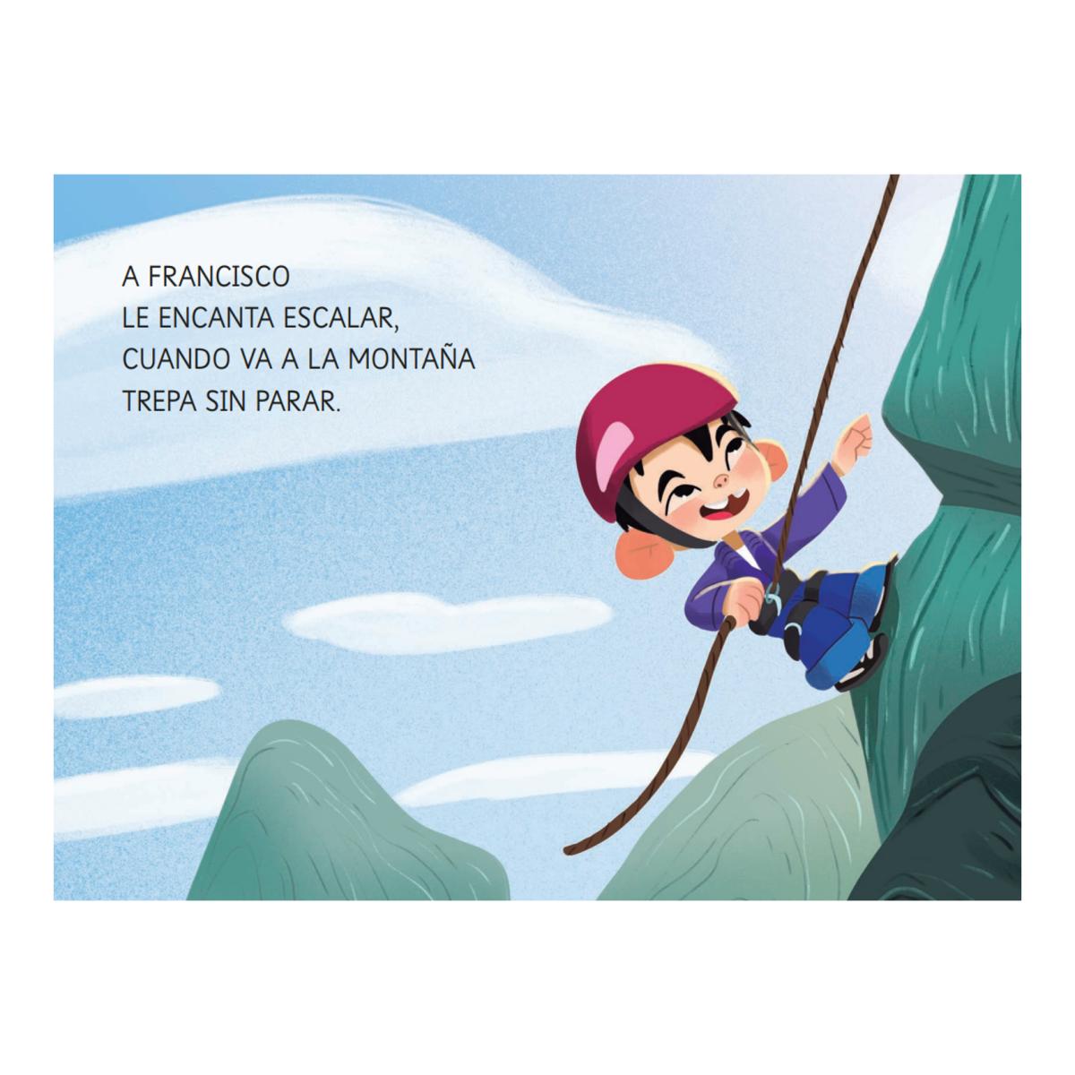 Aprende a leer con Las Fantasticotas 14. Francisco y el peligro en el risco: En letra MAYÚSCULA para aprender a leer Libros para niños a (Capa mole) 4