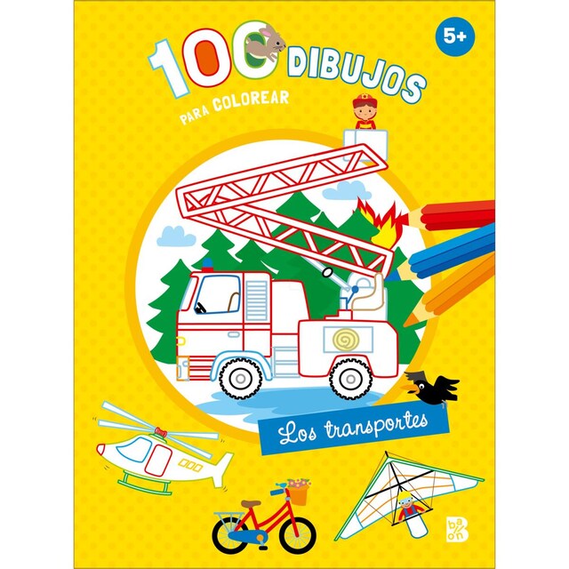 Imagem 0 de 100 DIBUJOS PARA COLOREAR - LOS TRANSPORTES (Capa mole)